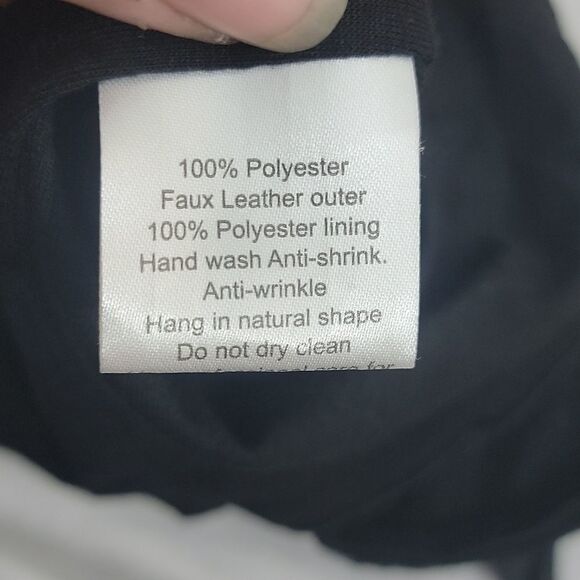 UNION of Angels Black Fringe Leather Mini Skirt size XS Club Party or Event Goto - Picture 9 of 10